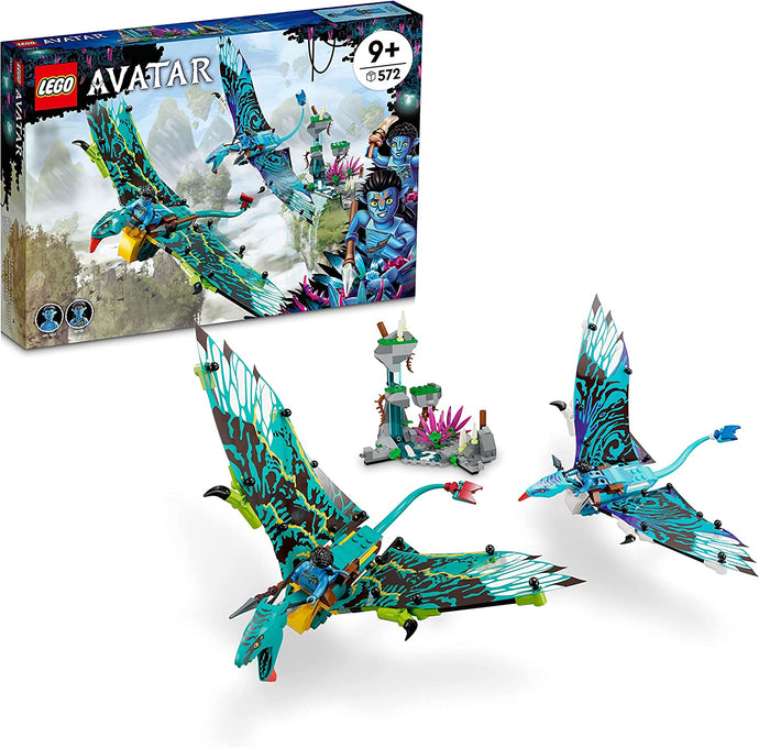 LEGO Avatar Jake & Neytiri’s First Banshee Flight 75572 Building Toy Set with 2 Minifigures for Kids, Boys, Girls Ages 9+ (572 Pieces)