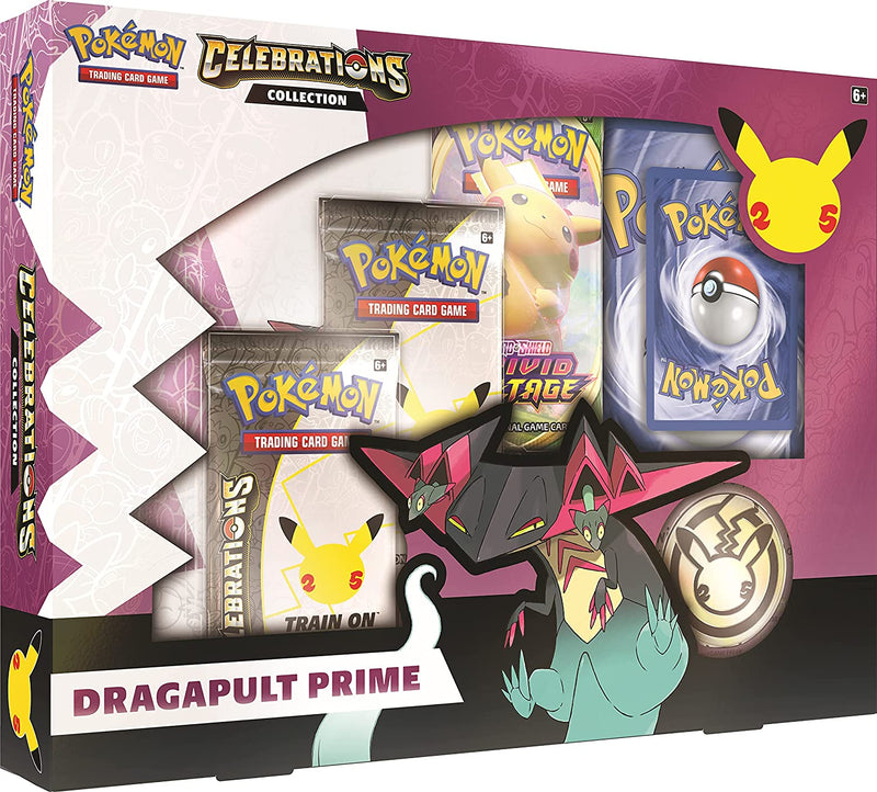 Load image into Gallery viewer, Pokemon: Celebrations Dragapult Prime Collection
