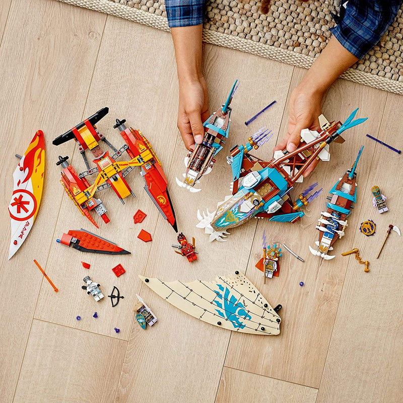 Load image into Gallery viewer, LEGO NINJAGO Catamaran Sea Battle 71748 Building Kit; Ninja Playset Featuring Catamaran Toys and NINJAGO Kai, Jay and Zane; Best Gift for Kids Who Love Creative Play, New 2021 (780 Pieces)
