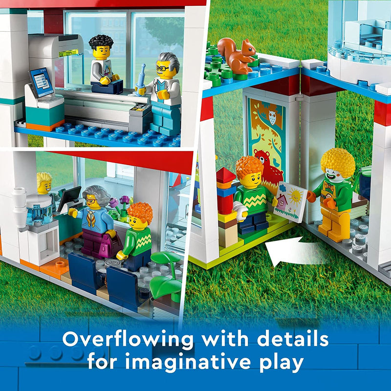 Load image into Gallery viewer, LEGO My City Hospital 60330 Building Toy Set for Kids, Boys, and Girls Ages 7+ (816 Pieces)
