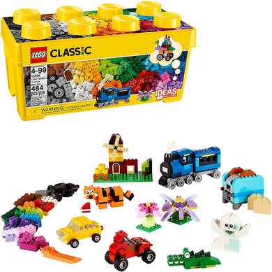 LEGO Classic Medium Creative Brick Box 10696 Building Toy Set for Kids, Boys, and Girls Ages 4-99 (484 Pieces)