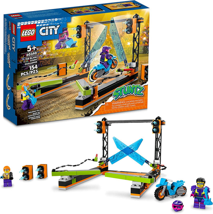 LEGO City Stuntz The Blade Stunt Challenge 60340 Building Toy Set for Boys, Girls, and Kids Ages 5+ (154 Pieces)