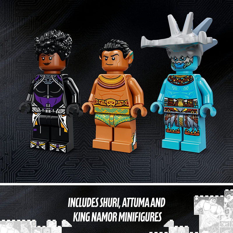Load image into Gallery viewer, LEGO Marvel Black Panther Wakanda Forever King Namor’s Throne Room 76213 Building Kit; Building Toy Set for Kids Boys and Girls Ages 7 and up (355 Pieces)
