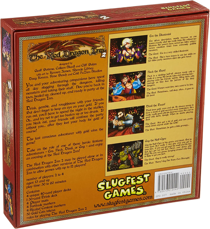 Load image into Gallery viewer, Slugfest Games The Red Dragon Inn 2 Strategy Boxed Board Game Ages 13 &amp; Up
