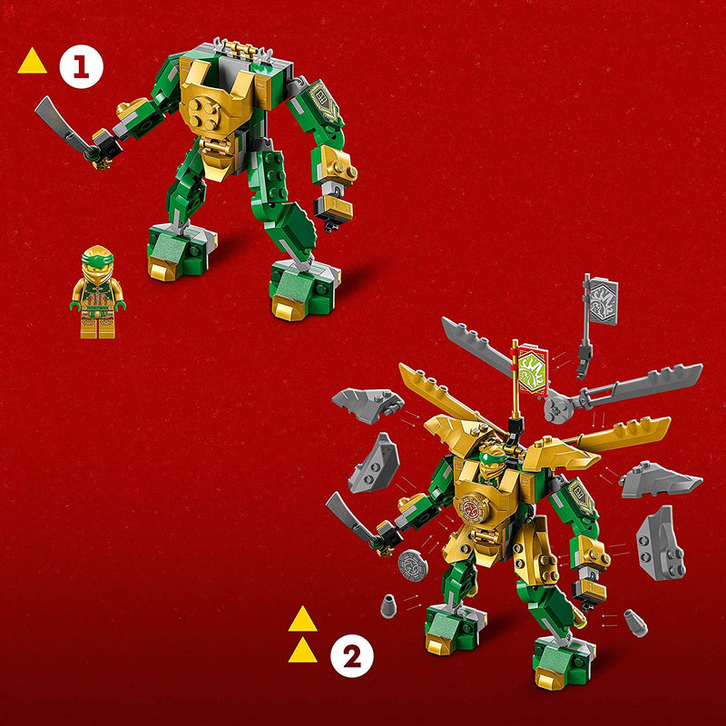 Load image into Gallery viewer, LEGO NINJAGO Lloyd’s Mech Battle EVO 71781 Building Toy Set for Kids, Boys, and Girls Ages 6+ (223 Pieces)
