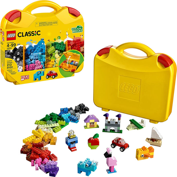 LEGO Classic Creative Suitcase 10713 Building Kit (213 Pieces), Multicolor