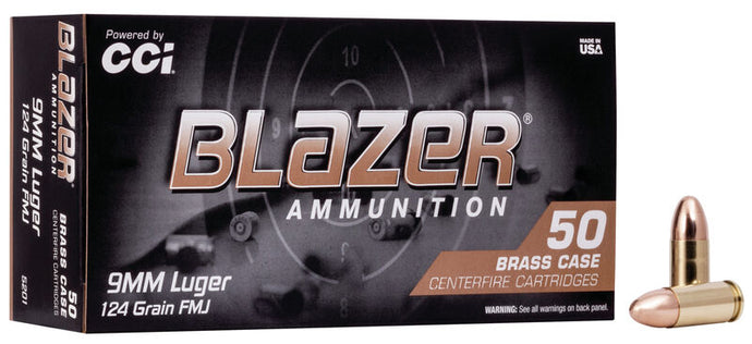 Blazer Brass 9mm Luger FMJ