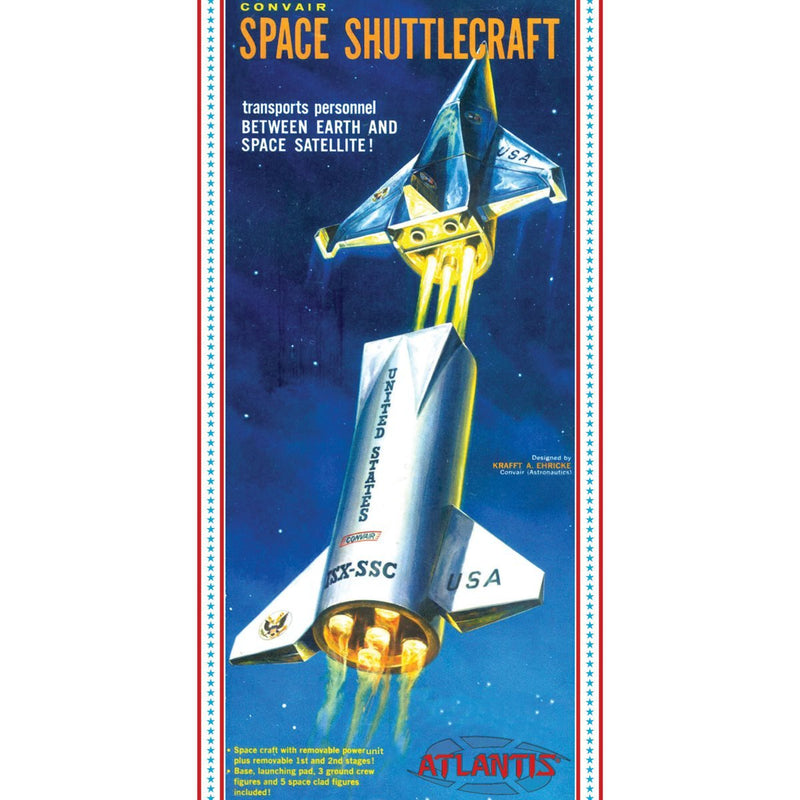 Load image into Gallery viewer, Convair Space Shuttlecraft 1:150 Scale Plastic Model Kit
