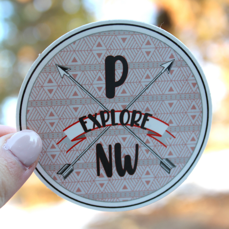 Load image into Gallery viewer, Explore PNW Arrows Sticker
