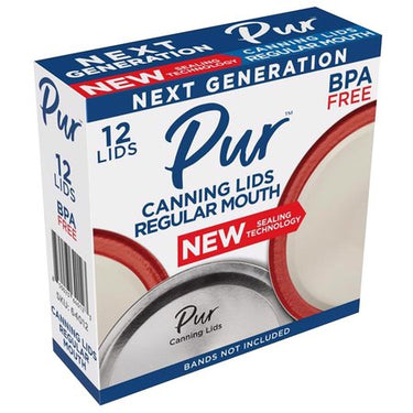 Pur Regular Mouth Canning Jar Lids, Pack of 12 Lids