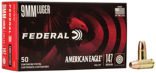 American Eagle Handgun 9mm Luger FMJ 147 GR