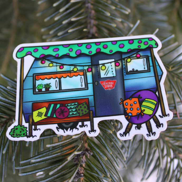 The General Store Funky Camper Sticker