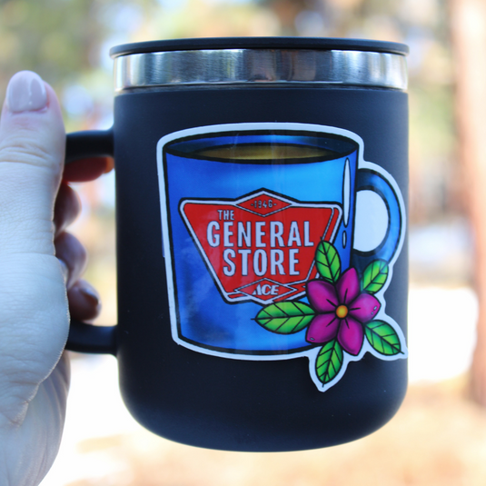 The General Store Coffee Cup Sticker