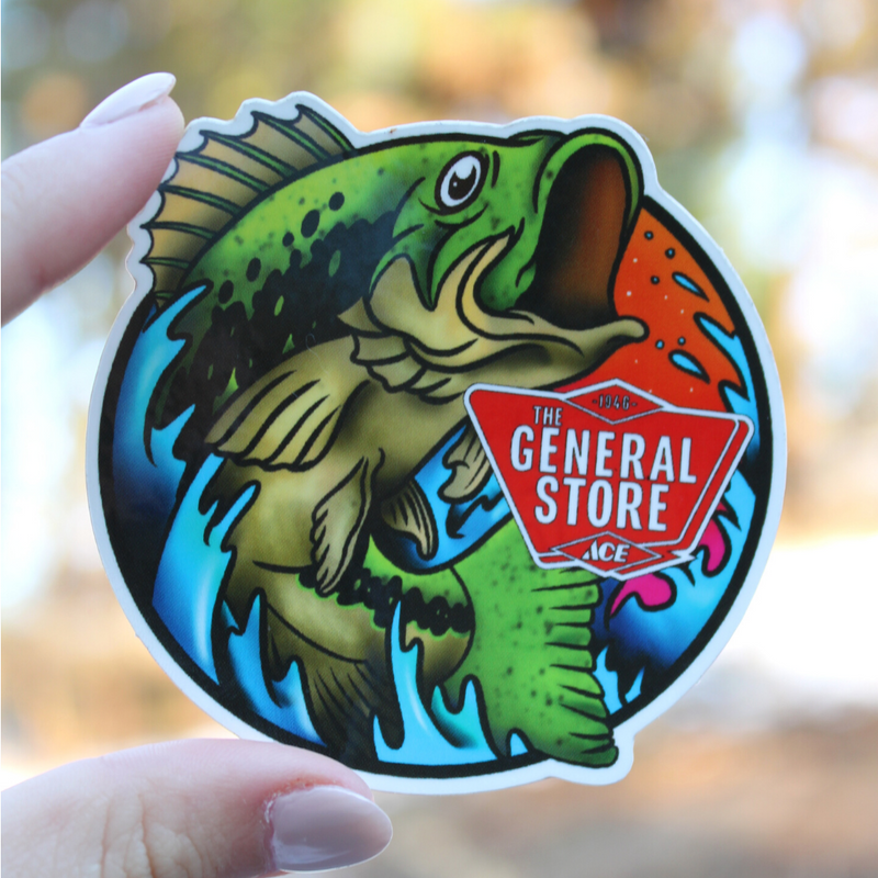 Load image into Gallery viewer, The General Store Largemouth Bass Sticker

