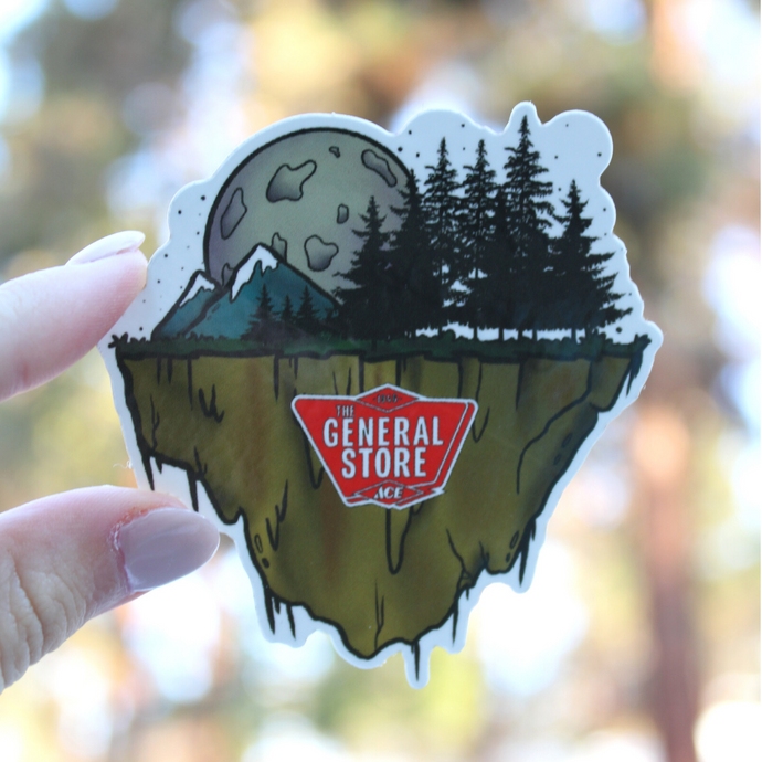 The General Store Floating Landscape Sticker