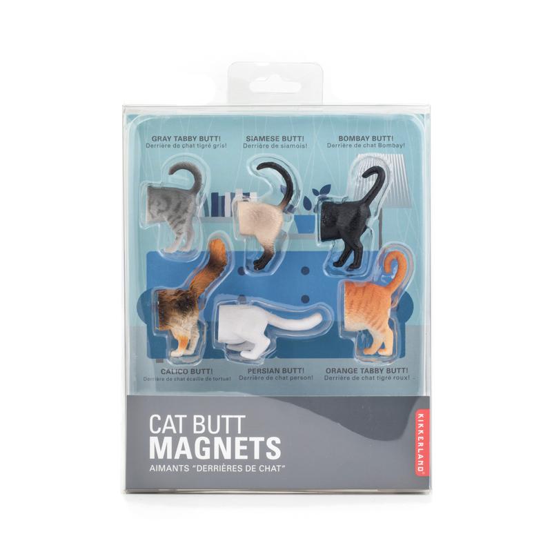 Load image into Gallery viewer, Cat Butt Magnets - Set of 6

