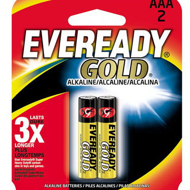 2 Eveready Gold Alkaline AAA