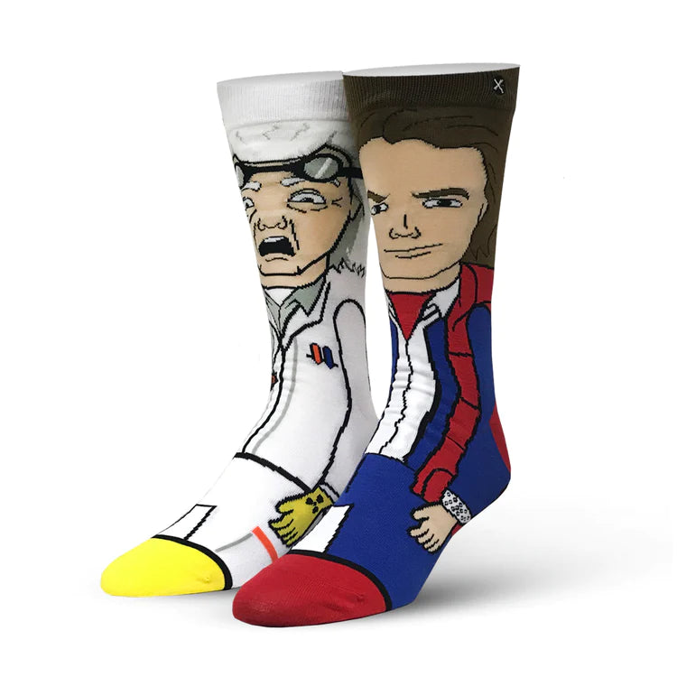 Load image into Gallery viewer, DOC AND MARTY ODD SOCKS
