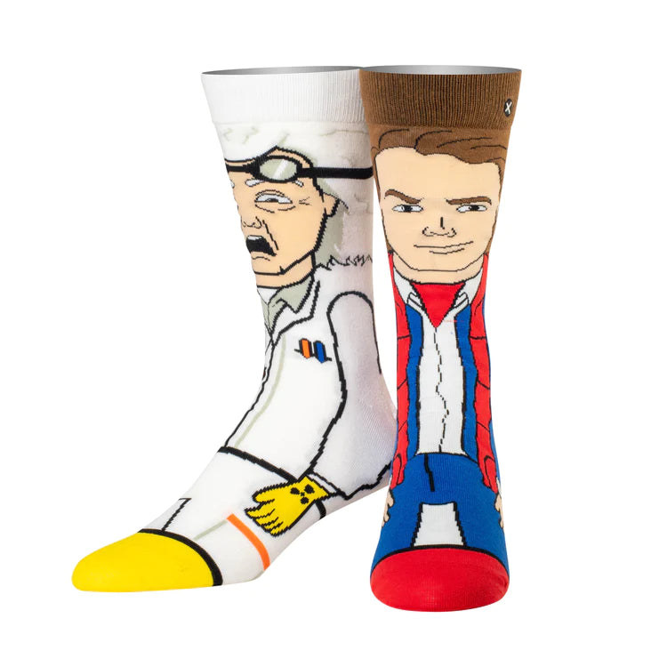 Load image into Gallery viewer, DOC AND MARTY ODD SOCKS
