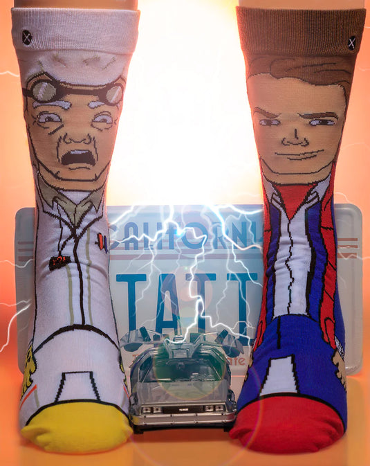 DOC AND MARTY ODD SOCKS