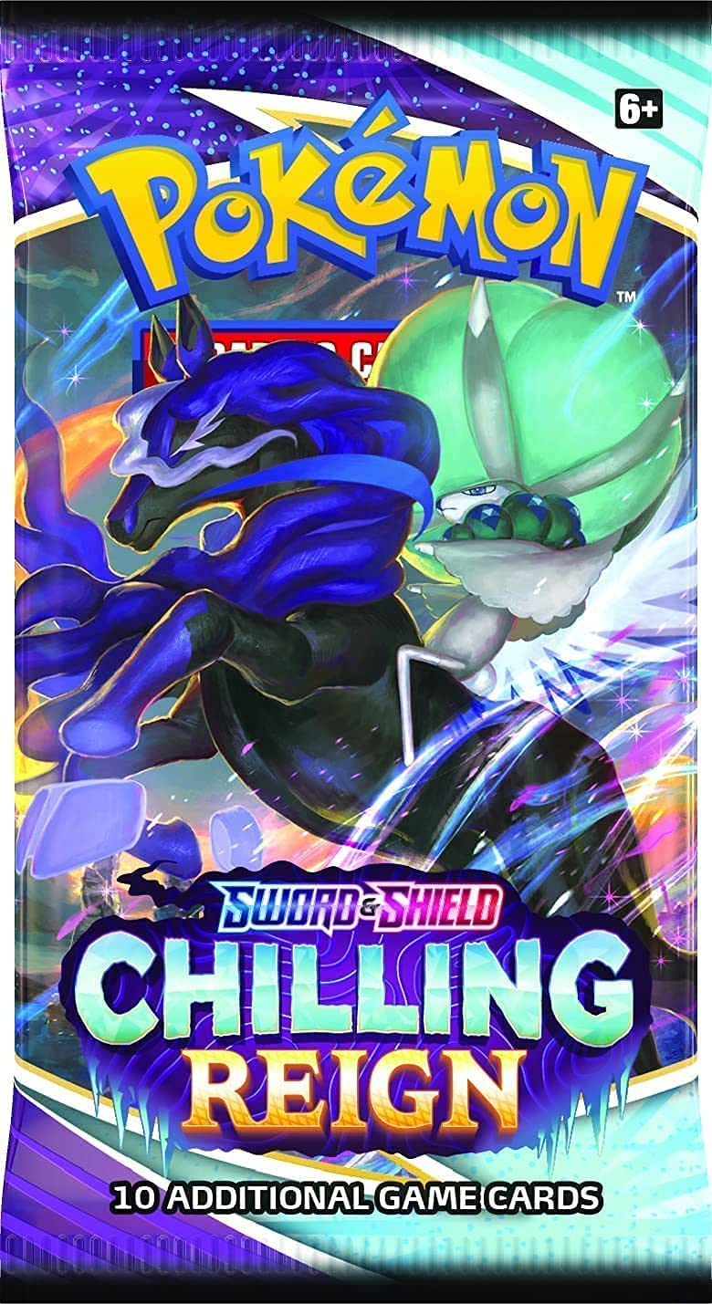 Load image into Gallery viewer, Pokemon TCG 10 Card Booster Pack Sword Shield 06 Chilling Reign

