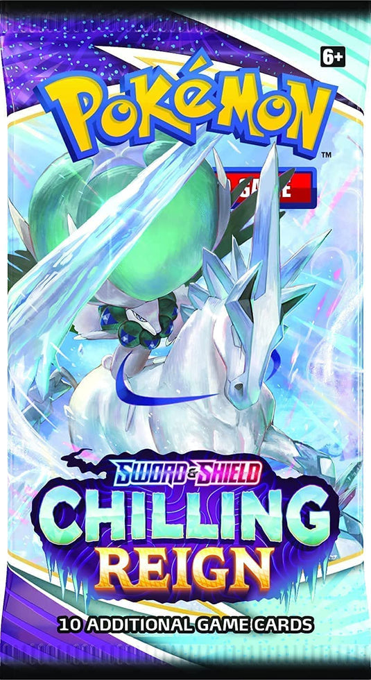 Pokemon TCG 10 Card Booster Pack Sword Shield 06 Chilling Reign