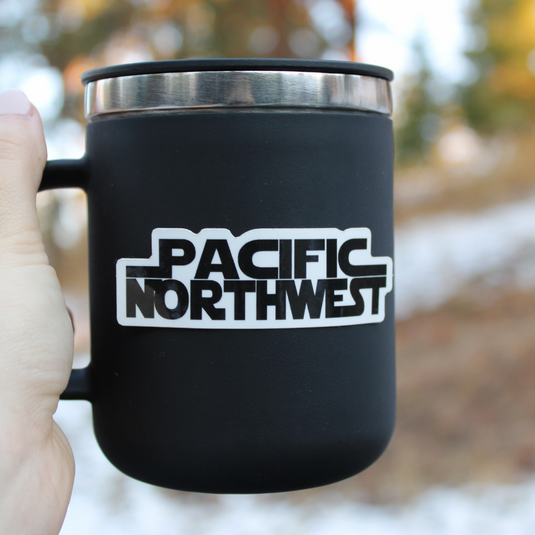 Pacific Northwest Sticker - Space Font