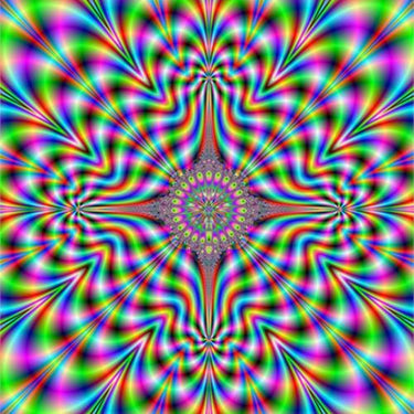 Psychedelic Pulse Poster - 24" X 36"