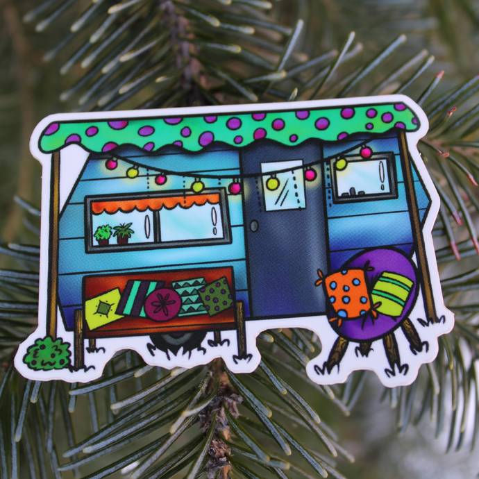 Funky Camper Sticker