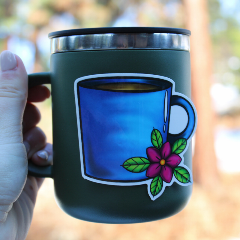 Load image into Gallery viewer, Coffee Cup Sticker
