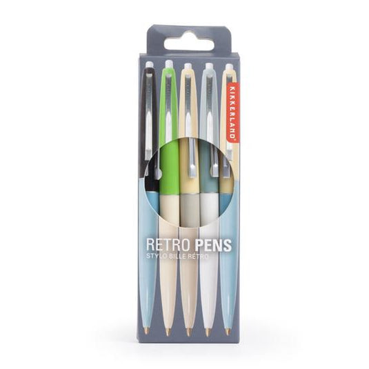 Retro Pens - 5 Pack