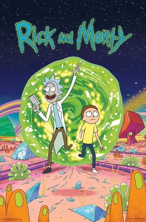 RICK&MORTY COVER PSOTER