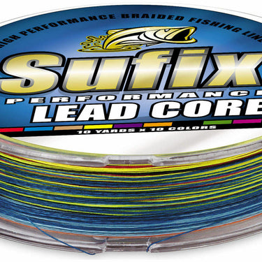 Sufix Performance Lead Core 18lb 100yd 10 Color Metered