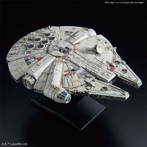 Load image into Gallery viewer, Star Wars Empire Strikes Back Millennium Falcon 015 Ver. 1:350 Scale Model Kit
