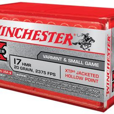 Winchester Super-X, .17 HMR, JHP, 20 Grain, 50 Rounds
