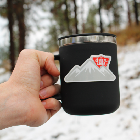 The General Store Logo in the Mountains Sticker