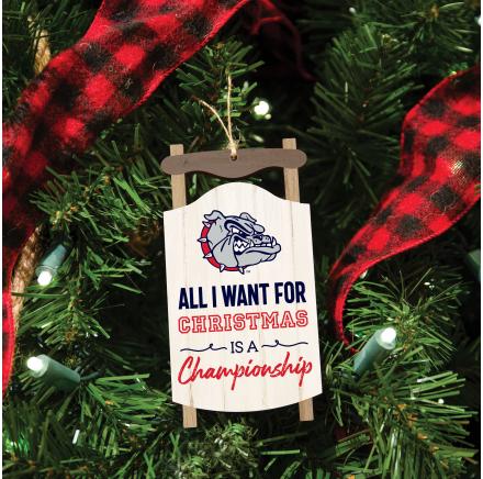 All I Want For Christmas Is A Gonzaga Bulldogs Championship