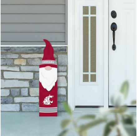 Washington State Cougars Gnome Porch Sign