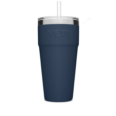 Yeti Rambler 26 oz Stackable Cup with Straw Lid - Navy Blue