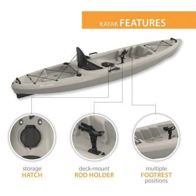 LIFETIME STEALTH ANGLER 110 FISHING KAYAK (In-store pickup only)