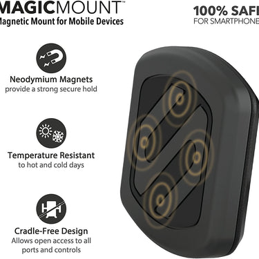 Magic Mount Magnetic Mount Holder for Mobile Devices, Black