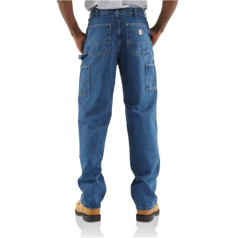 Load image into Gallery viewer, Carhartt B73 - Double Knee Washed Denim Loose Fit Logger Jean
