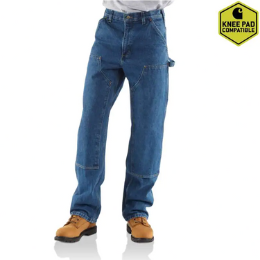 Carhartt Loose Straight Double-Front Denim Dungaree