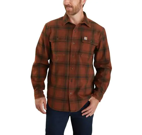 Load image into Gallery viewer, Carhartt® Original Fit Flannel Long-Sleeve Plaid Shirt
