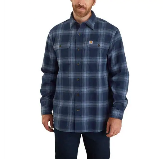 Carhartt® Original Fit Flannel Long-Sleeve Plaid Shirt