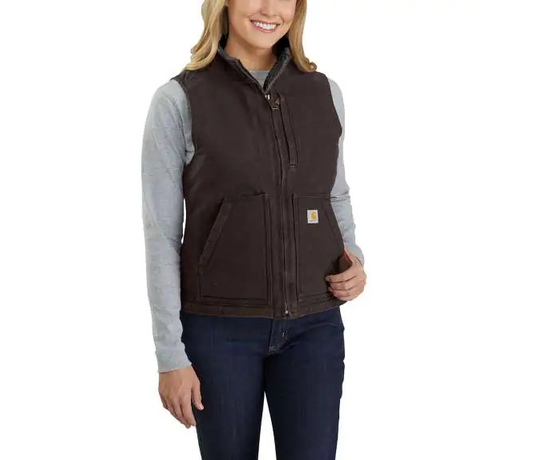 Carhartt® Washed Duck Sherpa-lined Vest
