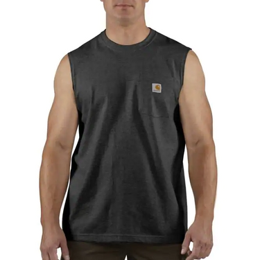 Carhartt Relaxed Fit Heavyweight Sleeveless Pocket T-Shirt