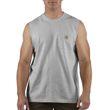 Carhartt Relaxed Fit Heavyweight Sleeveless Pocket T-Shirt