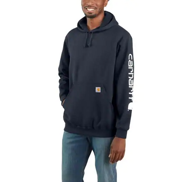 Carhartt Loose Fit Midweight Logo Sleeve Graphic Hoodie