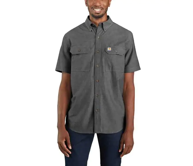 Original Fit Midweight Short Sleeve Button-front Shirt